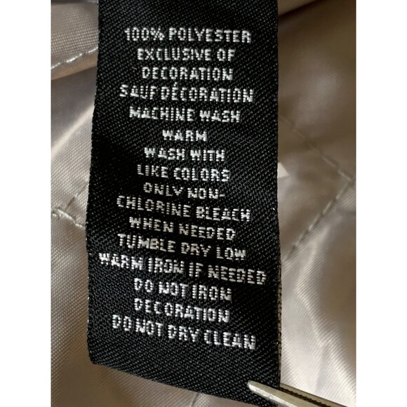 MLB Oakland Athletics Satin Varsity Jacket Quilt Insulated Spelled Out L RD10597 - Picture 7 of 12